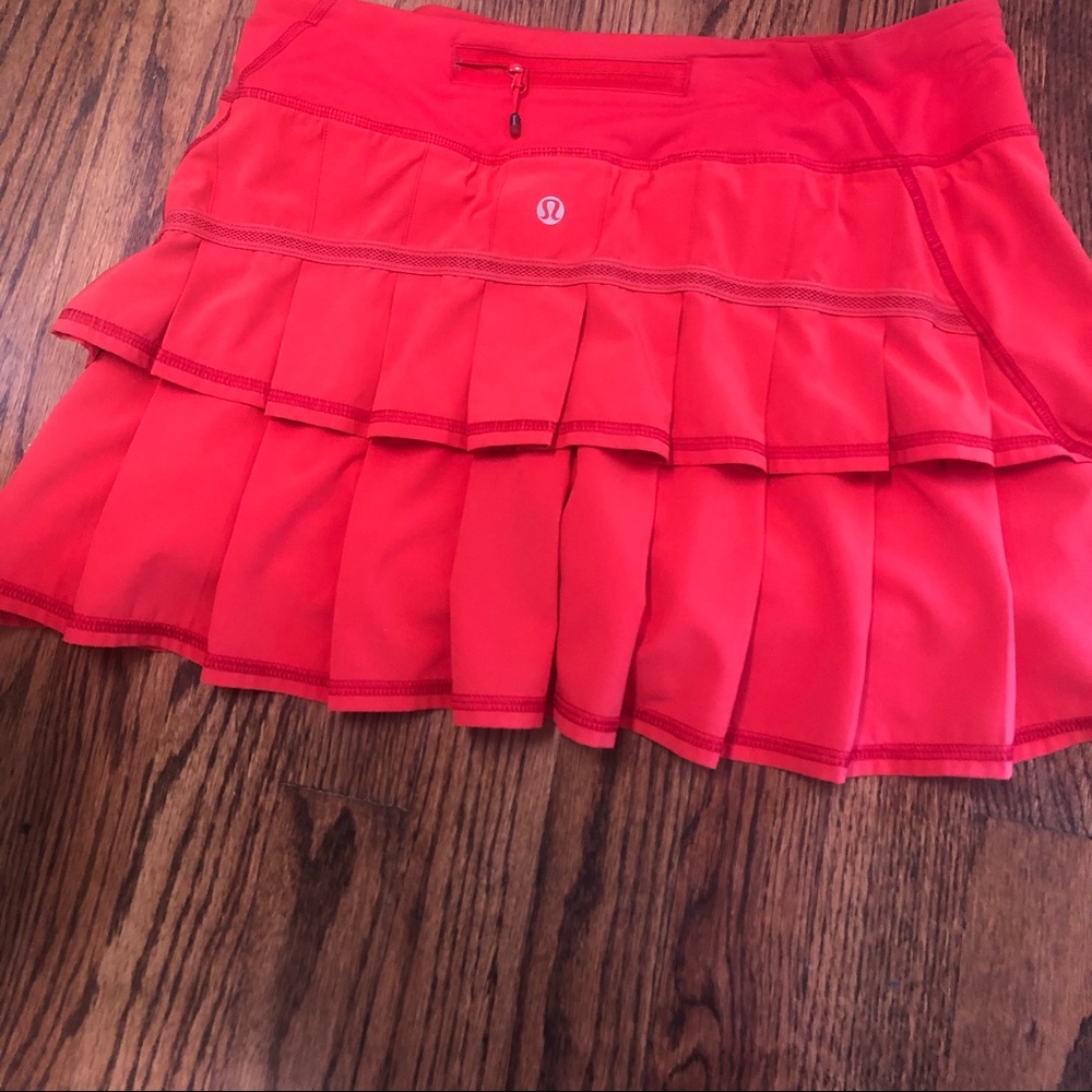 Red and gray Lulu Lemon skirt  40.00 each